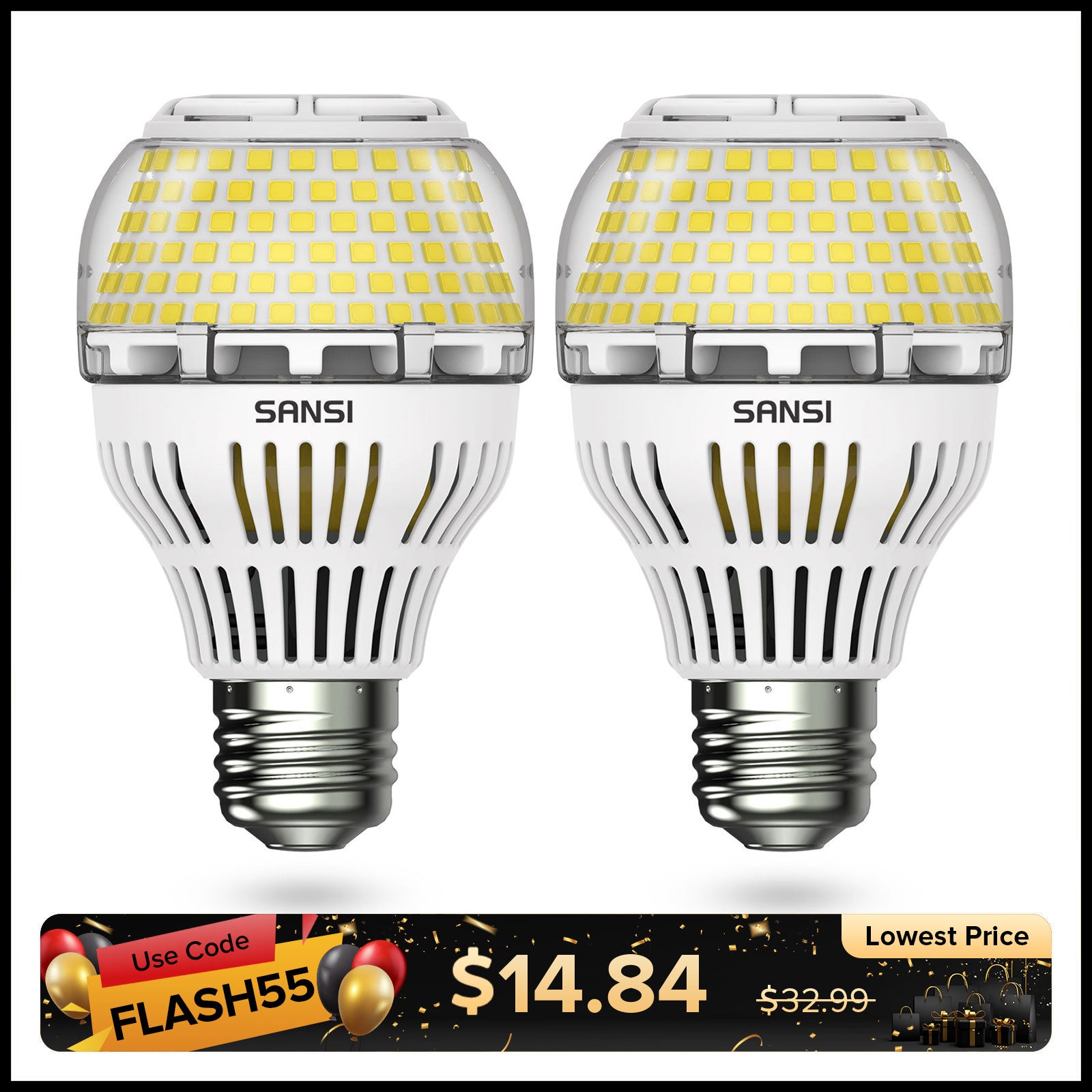 Dimmable A19 17W LED 3000K/5000K Light Bulb(US CA ONLY)