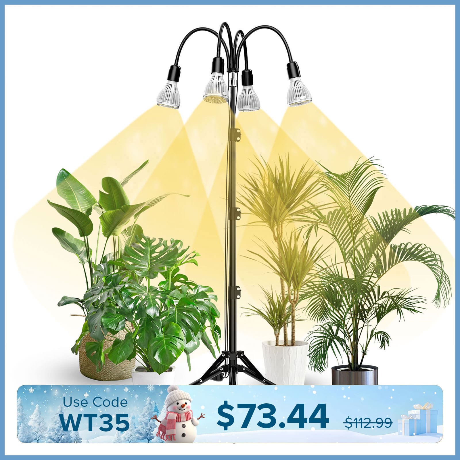 90W/120W Grow Light with Adjustable Tripod Stand (US ONLY)