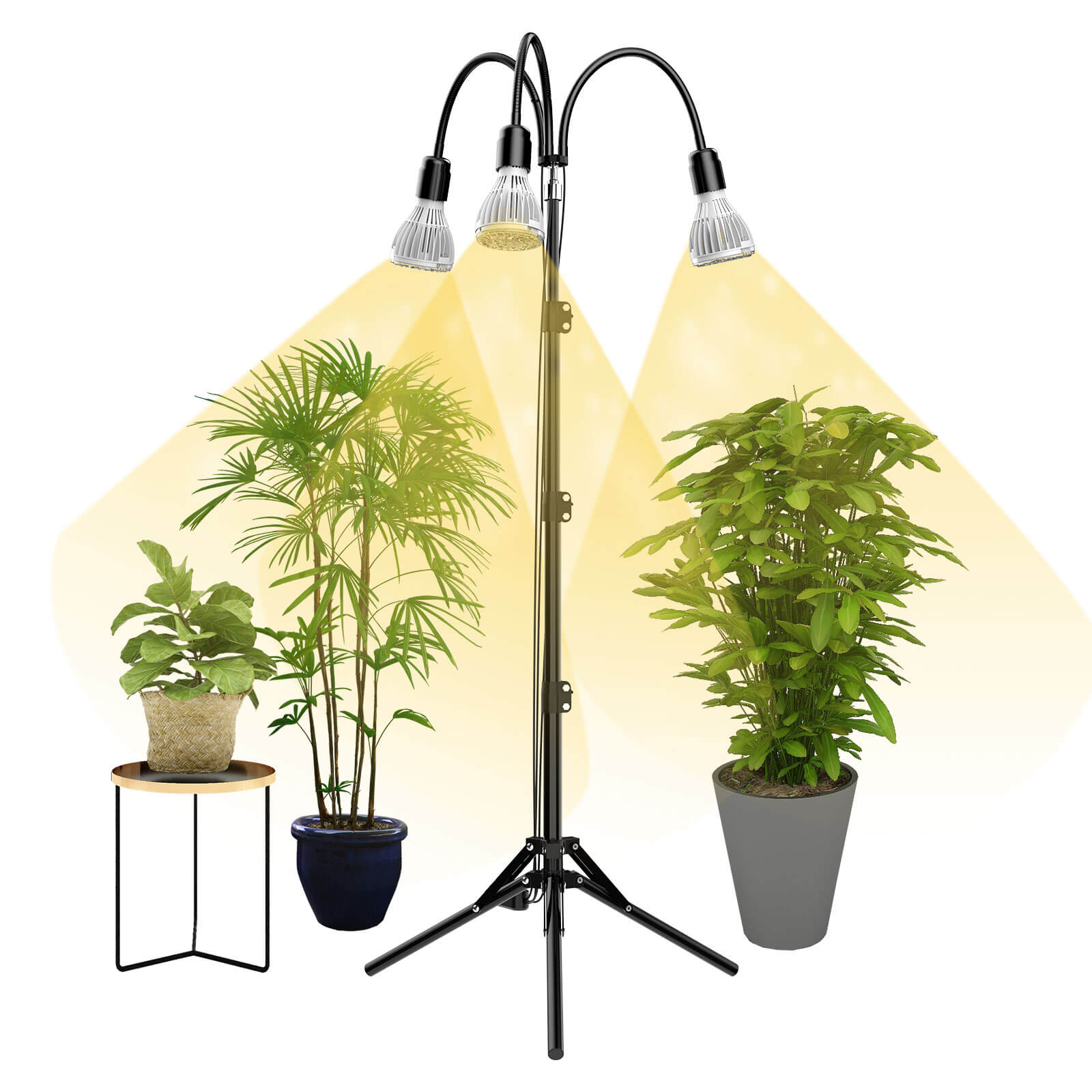 96W Grow Light with Adjustable Tripod Stand