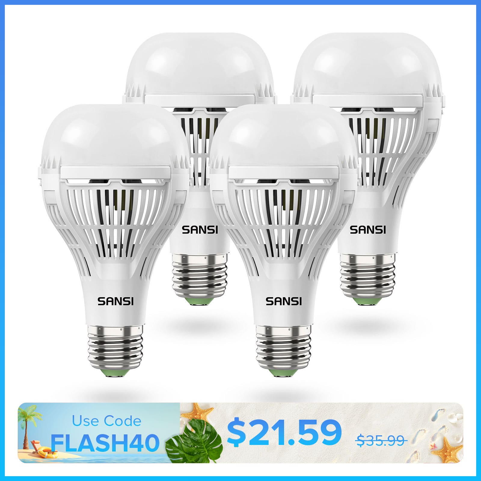 Upgraded A21 18W LED Light Bulb (US ONLY)