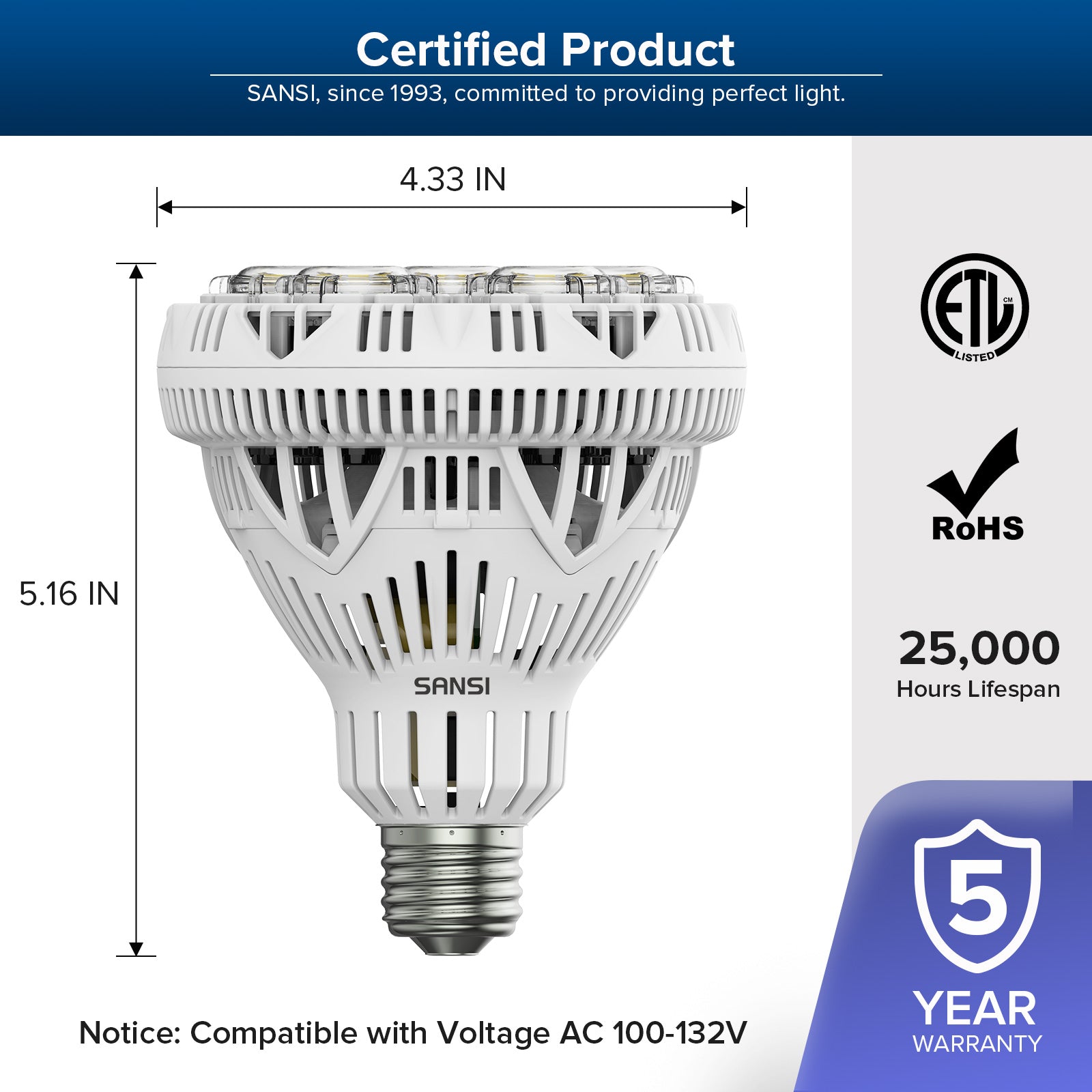 Brightest br30 store led bulb