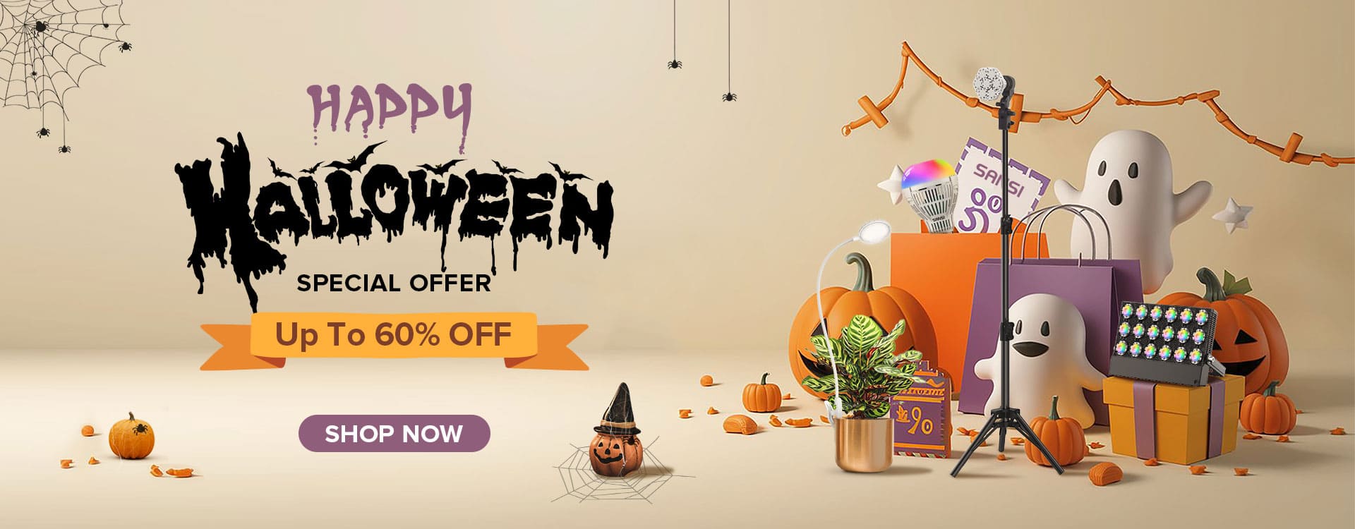 SANSI Happy Halloween Sale! Special Offer, Up To 60% OFF!