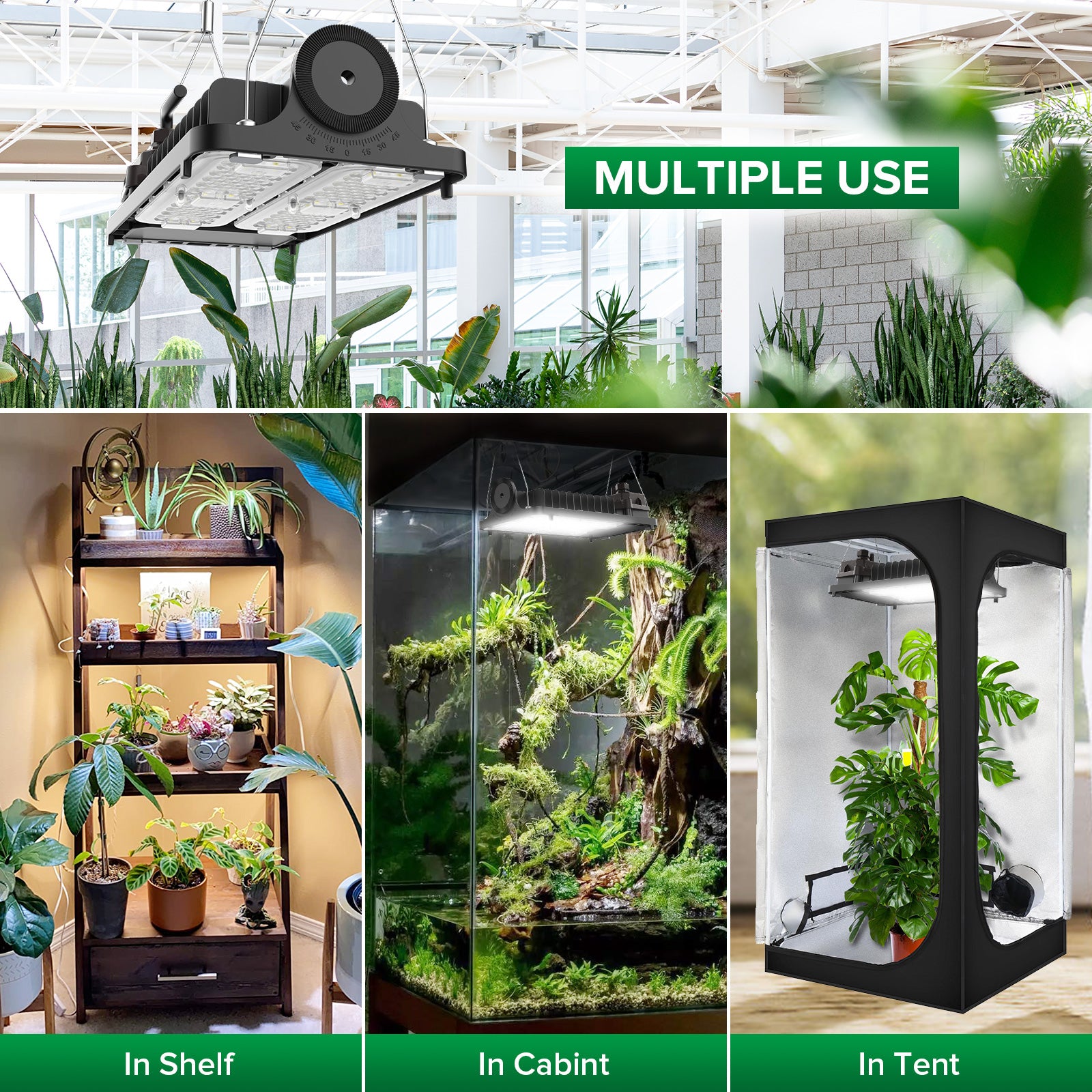 Large led deals grow lights