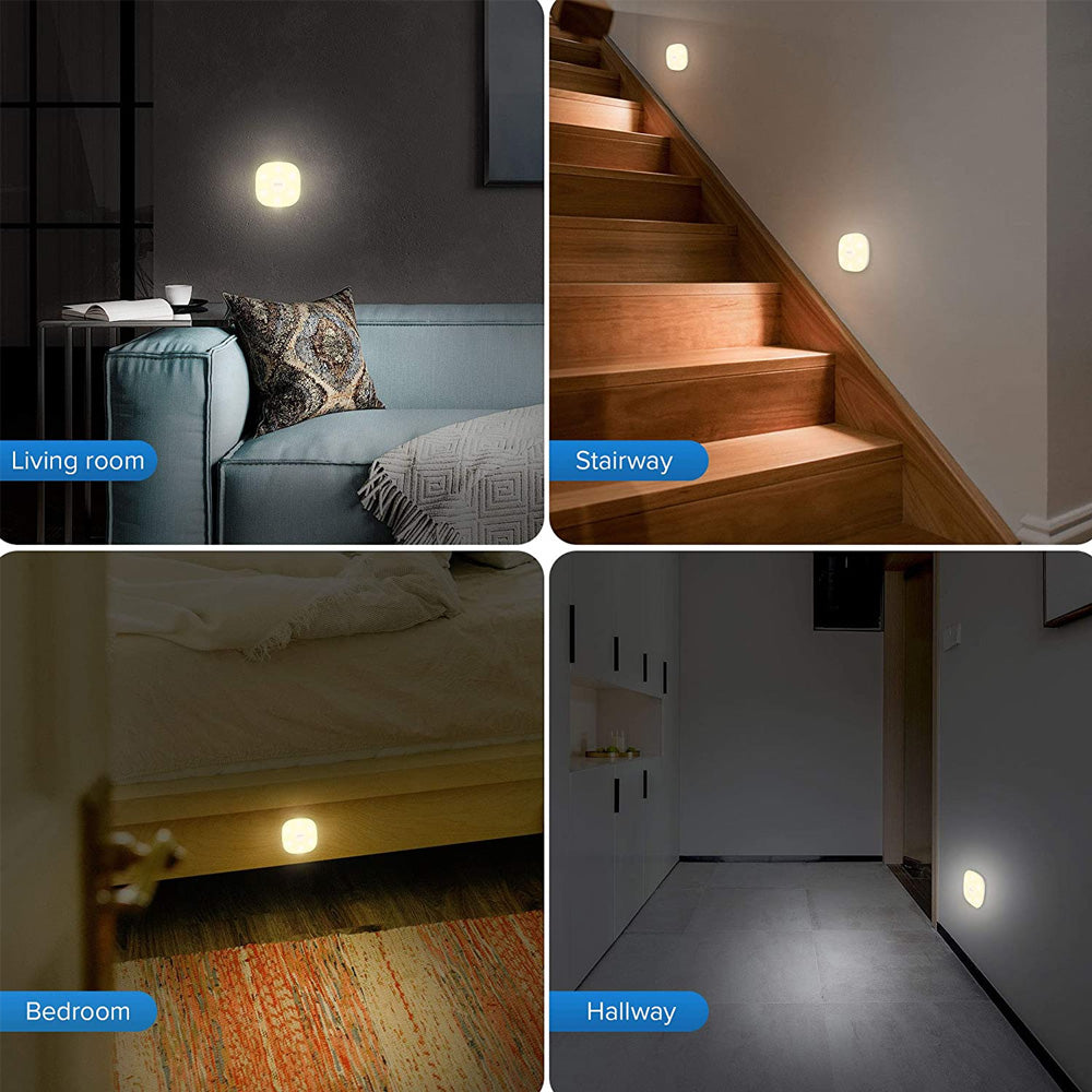 1W LED Motion Sensor Night Light with Battery Powered